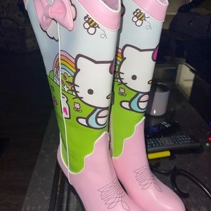 Dolls Kill Shoes - Hello Kitty cowgirl boots